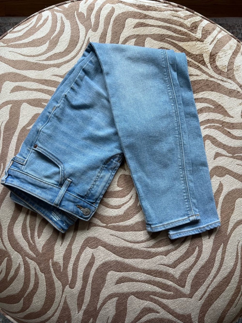 Rockstar Super Skinny Jeans - High Rise Old Navy Light Blue 6P